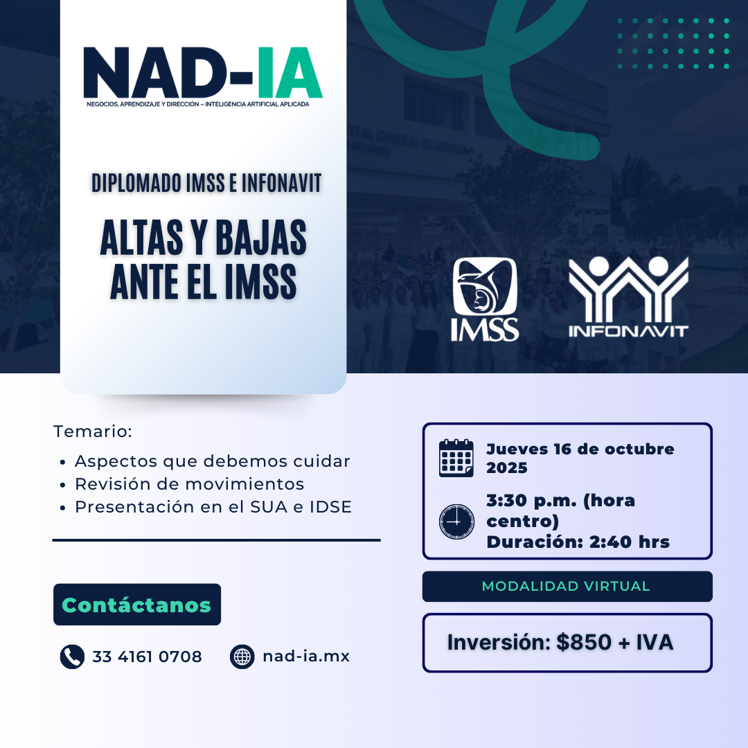 ALTAS Y BAJAS ANTE EL IMSS